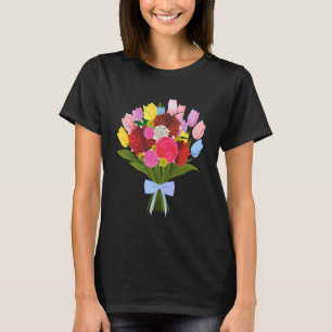 Camiseta Buquê de Flores Fantasia de Halloween Combinar com
