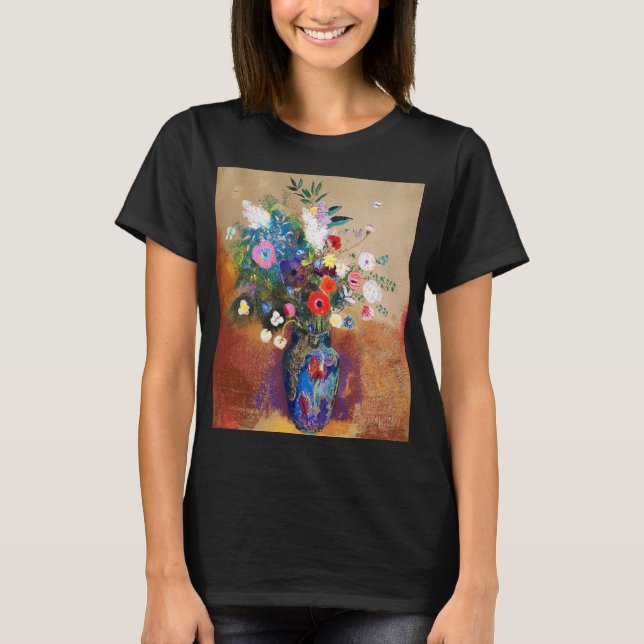 Camiseta Buquê de Flores por Odilon Redon (Frente)