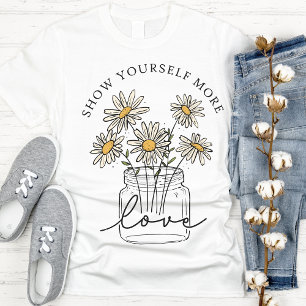 Camiseta Buquê de Flores Selvagens bonito