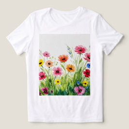 Camiseta Buquê de flores silvestres