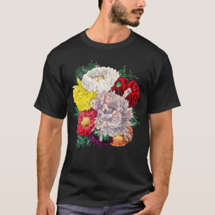Camiseta Buquê de Flores Silvestres Botânicas Vintage Vibra