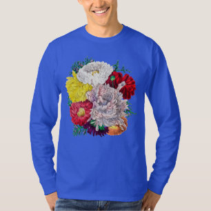 Camiseta Buquê de Flores Silvestres Botânicas Vintage Vibra