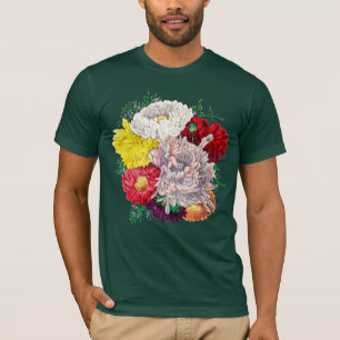 Camiseta Buquê de Flores Silvestres Botânicas Vintage Vibra