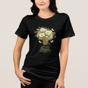 Camiseta Buquê de Flores Silvestres Brancas