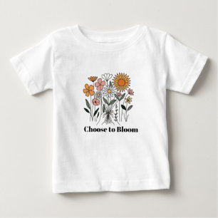 Camiseta Buquê de Flores Silvestres Impressão de Arte Flora