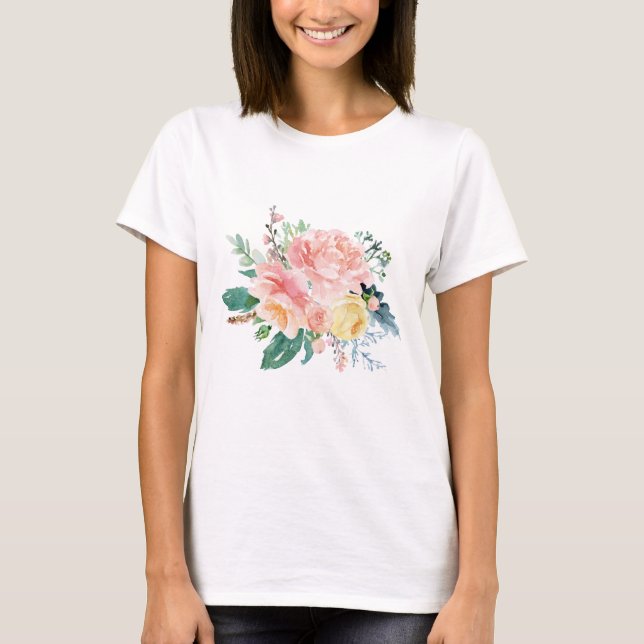 Camiseta Buquê de Peony (Frente)
