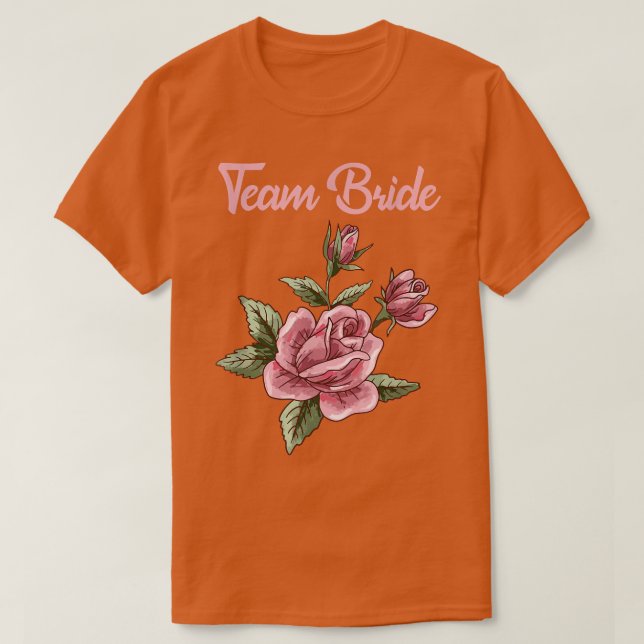 Camiseta Buquê de Rosas Despedida de Solteira Equipe da Noi (Frente do Design)