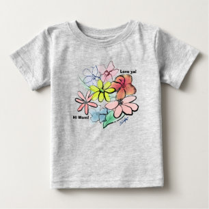 Camiseta Buquê Floral Bonito da Garota