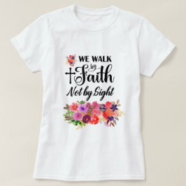 Camiseta Buquê Floral Colorida | Caminho De Fé