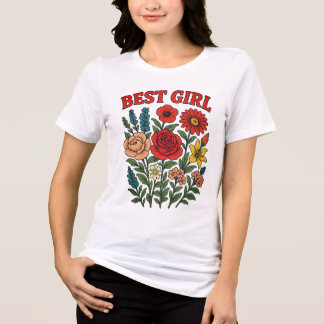 Camiseta Buquê Floral Vintage | Design de alimentação do ve