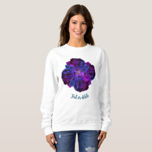 Camiseta Buquê Rosa de Flor Roxo Personalizado