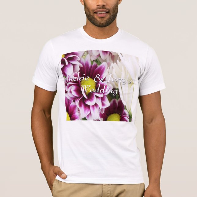 Camiseta Buquê roxo (Frente)