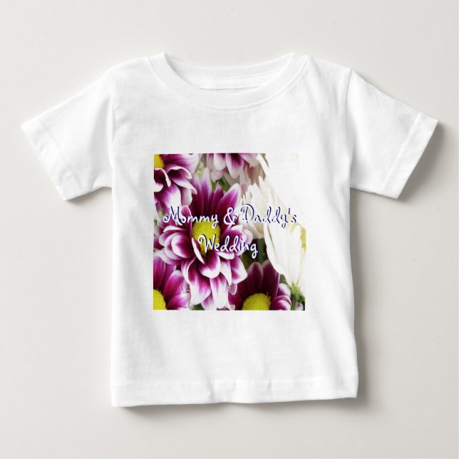 Camiseta Buquê roxo (Frente)