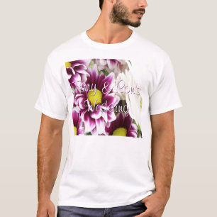 Camiseta Buquê roxo