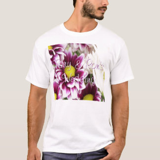 Camiseta Buquê roxo