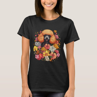 Camiseta Buquê T 1 da Flor de Poodle Cute