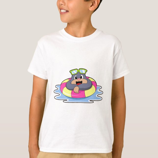 Camiseta Buraco a Nadar com anel de Natação.PNG (Frente)