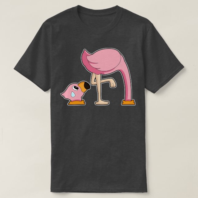 Camiseta Buraco da Terra Flamingo (Frente do Design)