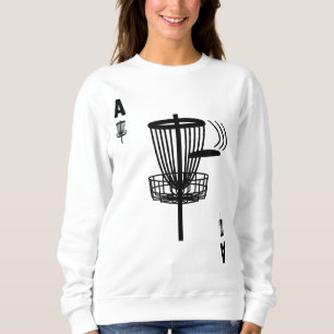 Camiseta Buraco De Golfe Frisbee Em Uma Placa Ace Engraçado