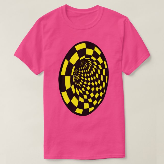 Camiseta Buraco de ilusão óptica (Frente do Design)