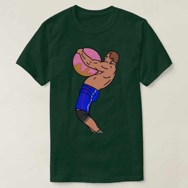 Camiseta Buraco de Rosquinha Atlas 1 (Frente do Design)