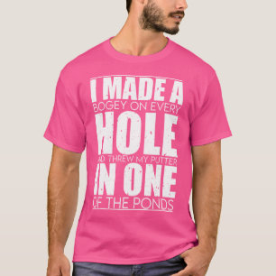 Camiseta Buraco Em Um Engraçado Eu Fiz Um Burro Em Cada Bur