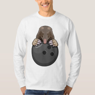 Camiseta Buraco na Boliche com Bola de boliche