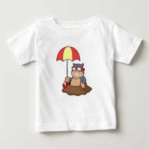 Camiseta Buraco na chuva com guarda-chuva