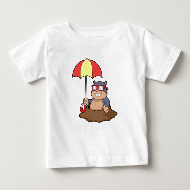 Camiseta Buraco na chuva com guarda-chuva (Frente)