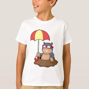 Camiseta Buraco na chuva com guarda-chuva