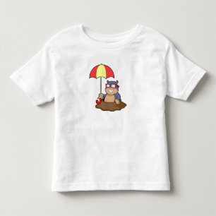 Camiseta Buraco na chuva com guarda-chuva