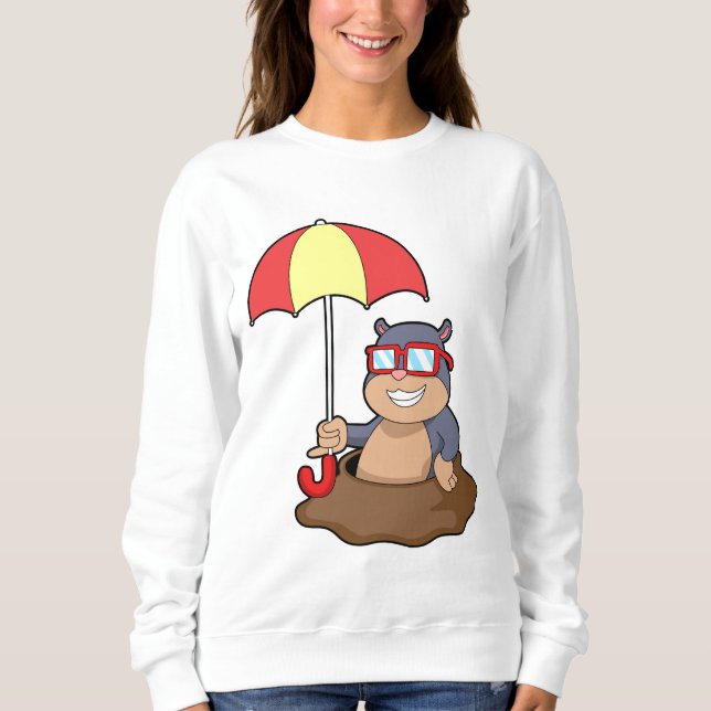 Camiseta Buraco na chuva com guarda-chuva (Frente)