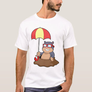 Camiseta Buraco na chuva com guarda-chuva