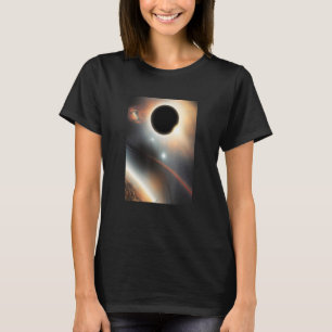 Camiseta Buraco Negro No Universo Galáxia Espaço Exterior C