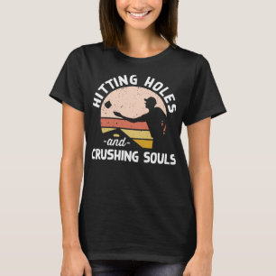 Camiseta Buracos E Almas Esmagadoras Funny Vintage Cor