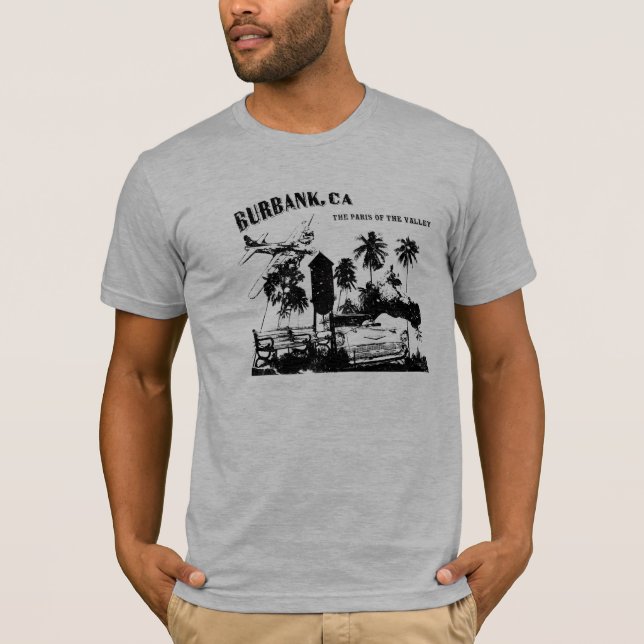 Camiseta Burbank, a Paris do vale (Frente)