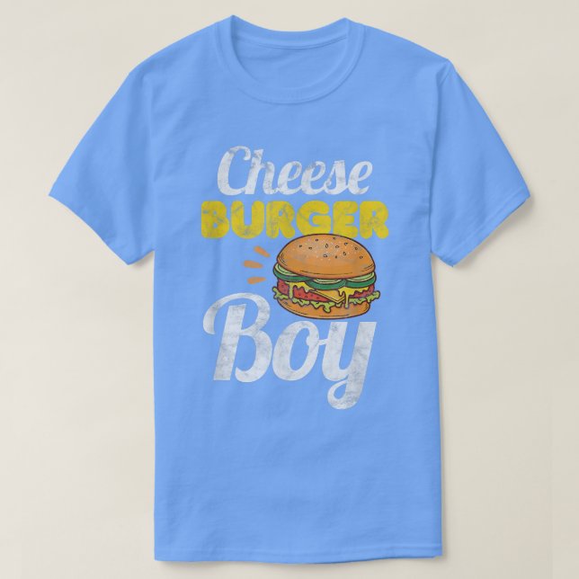 Camiseta Burger Boy Hamburger Burger Cheese Distante (Frente do Design)
