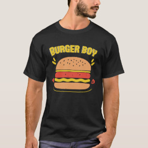Camiseta Burger Burger Burger Burger Boy Fast Comida Burge