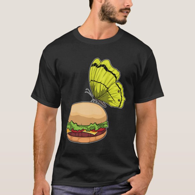Camiseta Burger Butterfly (Frente)