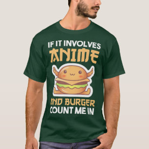 Camiseta Burger e Anime Premium