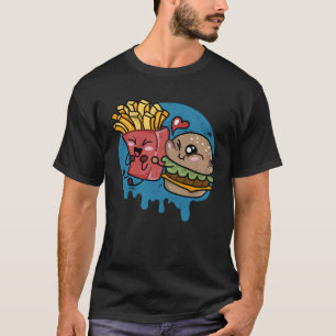 Camiseta Burger E Fries BestAmigos Perfeitos Combo Grille