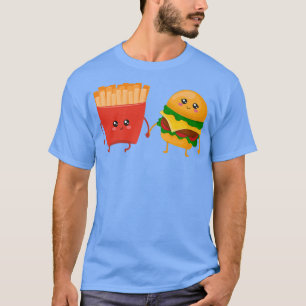 Camiseta Burger E Fries - Burger De Casal Com Fries Frances