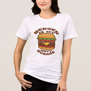 Camiseta Burger é minha feliz citação de vintage