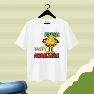 Camiseta Burger engraçado