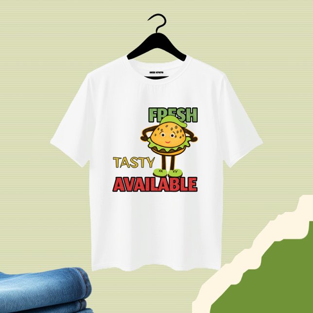 Camiseta Burger engraçado (Criador carregado)