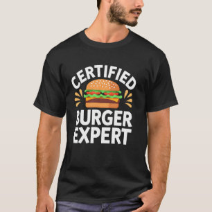 Camiseta Burger Expert Funny Cheeseburger Foodie Gift