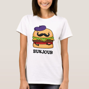 Camiseta Burger Francês Bunjour Cute PUn