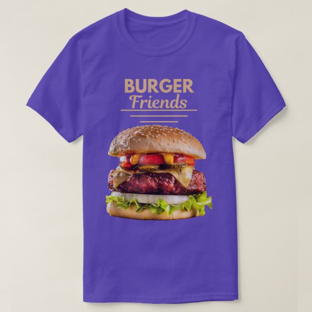 Camiseta Burger Friends National Hamburger Day 28 De Maio F (Frente do Design)