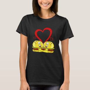 Camiseta Burger Love Junk Comida Sandwich Hamburger Rápido