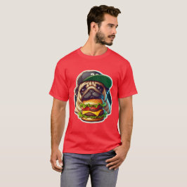 CAMISETA BURGER LOVING PUG 4